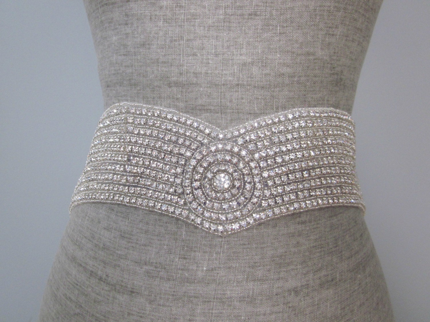 rhinestone belt sash