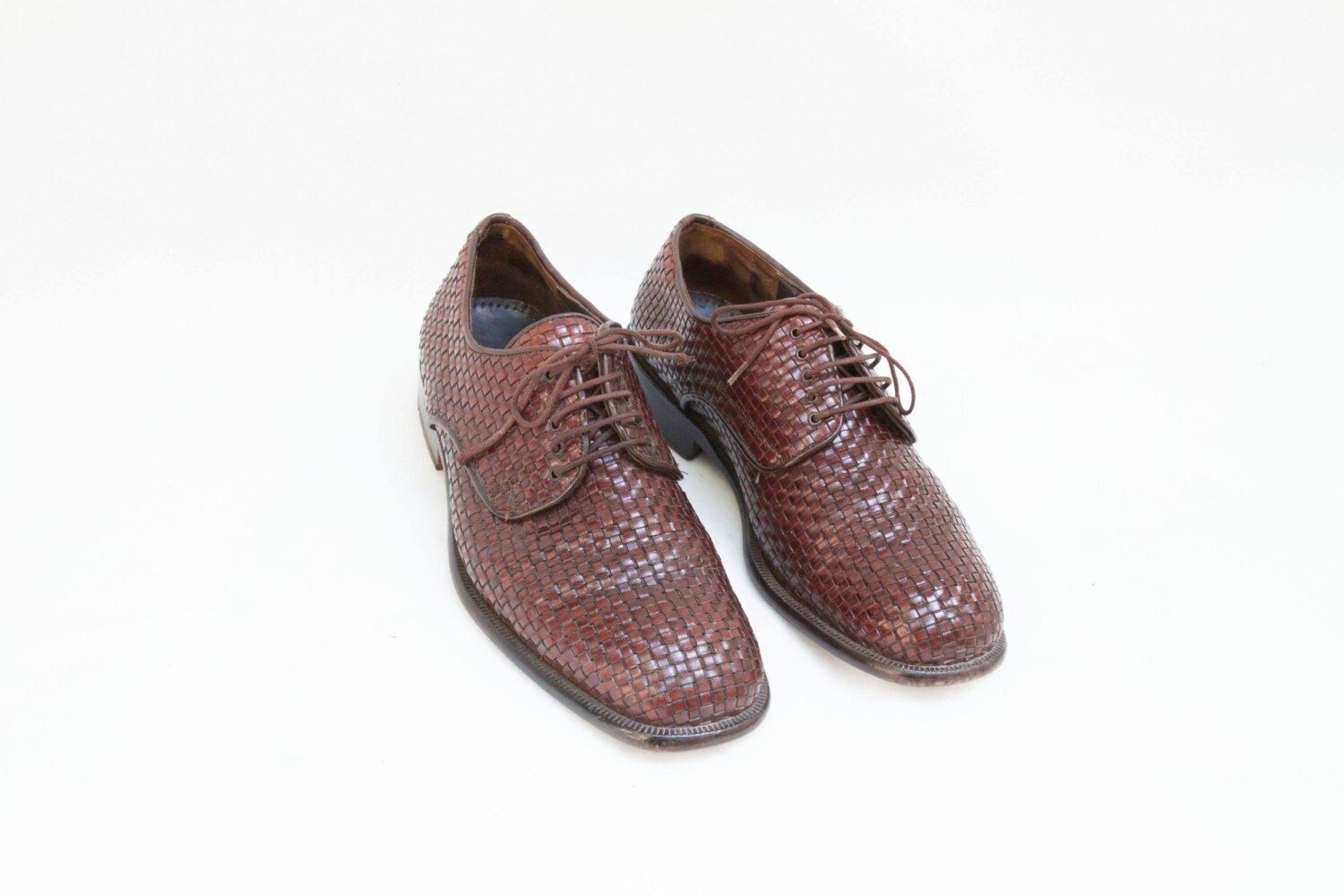 brown oxford flats