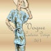 1940s Dress Pattern Vogue Couturier Design 361 Sewing Pattern for a Two Piece Dress with Tunic Top Rare Pattern