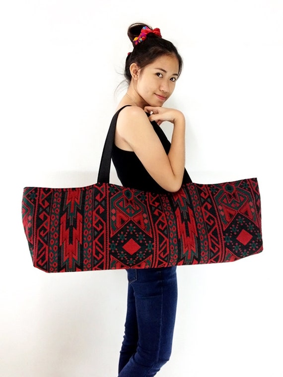 Yoga Mat Bag Woven Yoga Bag Cotton Yoga Bag Tote Yoga Sling bag ...