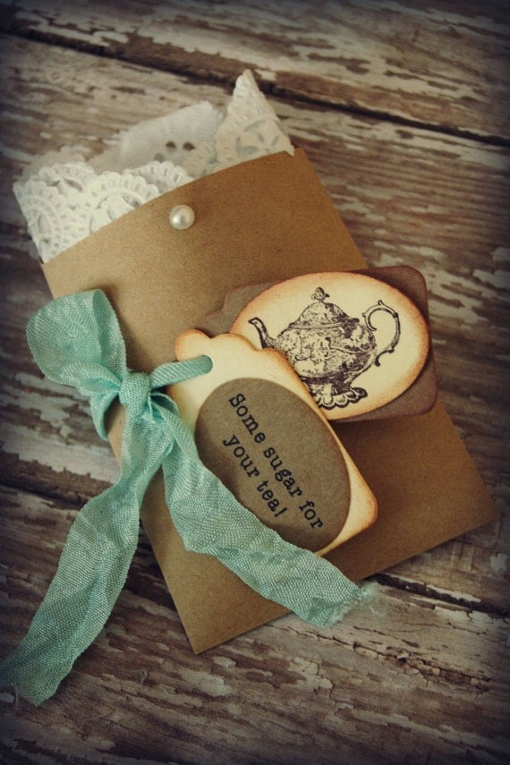 Tea party favor/ wedding favor/ bridal shower by ShabbyCountryChic