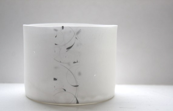 English fine white bone china vessel or tealight by madebymanos