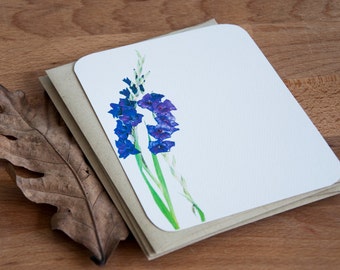 Gladiolus Personalized Stationary Set - Personalized Stationery Gift