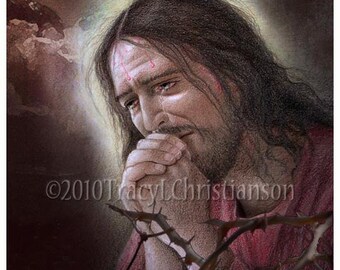The Agony of Jesus in the Garden of Gethesemane Art Print #4001
