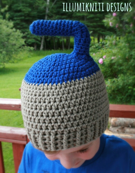 Instant Download - Curling Rock Hat Crochet Pattern