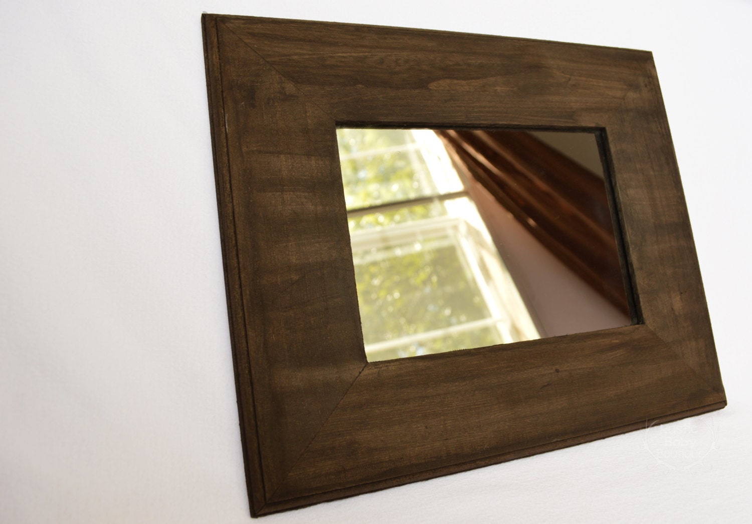 Rustic wood mirror rustic nursery rustic by RusticallyChicStudio
