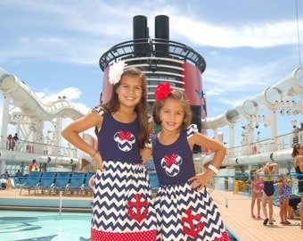 Disney Cruise Skirt and Tank top - Size 2T - Youth 12