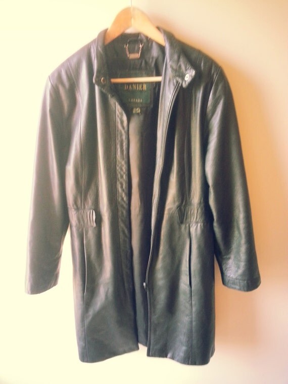 Danier Canada Leather Womans Jacket Vintage by NaturesDivinity