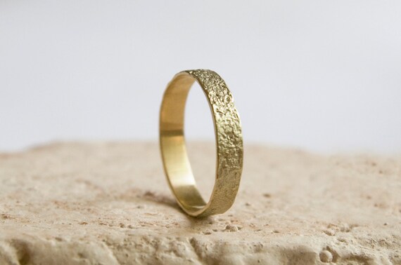 Man Wedding Ring, 14K Gold Man Wedding Ring, Men Wedding Band.