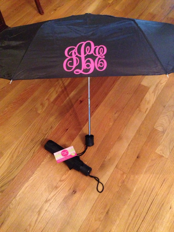 Items Similar To Monogrammed Umbrella On Etsy