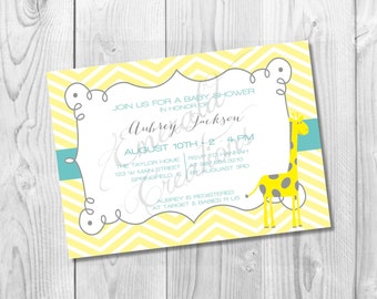 Printable DIY Baby Shower Invitation Design Cute as a Button