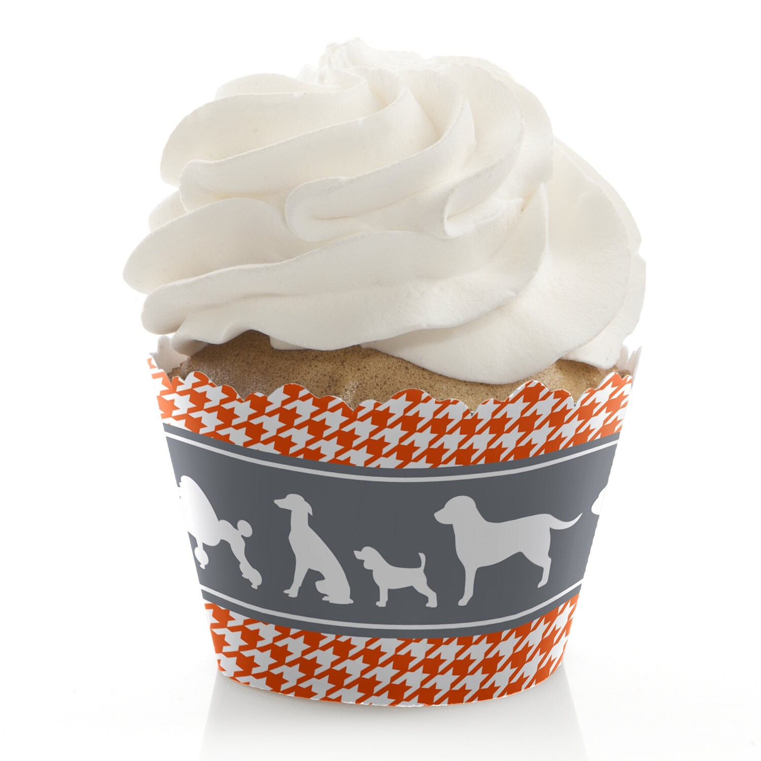 Dog Silhouettes Cupcake Wrappers Cupcake Wrappers Dog Party