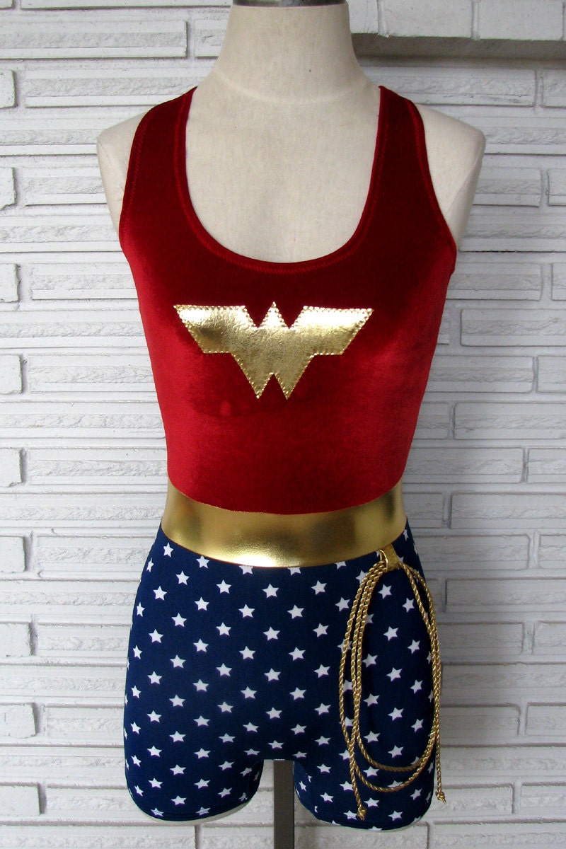 Wonder Woman Costume Wonder Woman Singlet XXS L