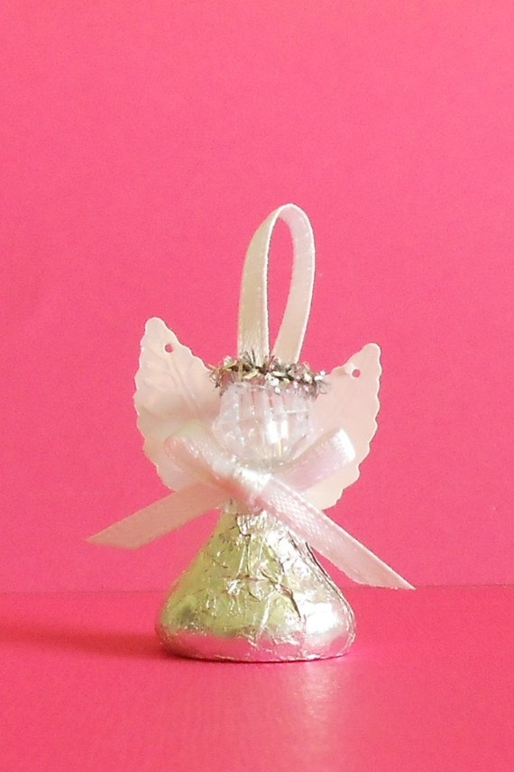 Chocolate Candy Angel Baptism Favor Shower Favor