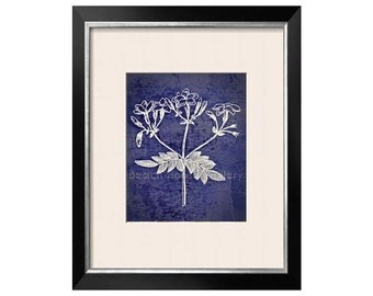 Popular items for blue white wall art on Etsy