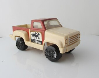 Tonka Pick Up Truck Horses Brown Vintage 1970s Toy