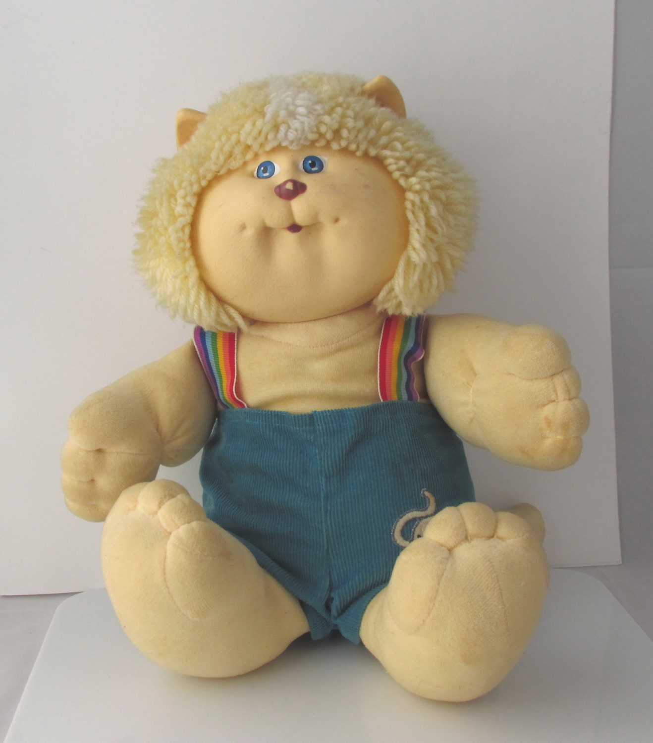 Cabbage Patch Kids Cat Koosas Stuffed Animal Plush Toy 1980s