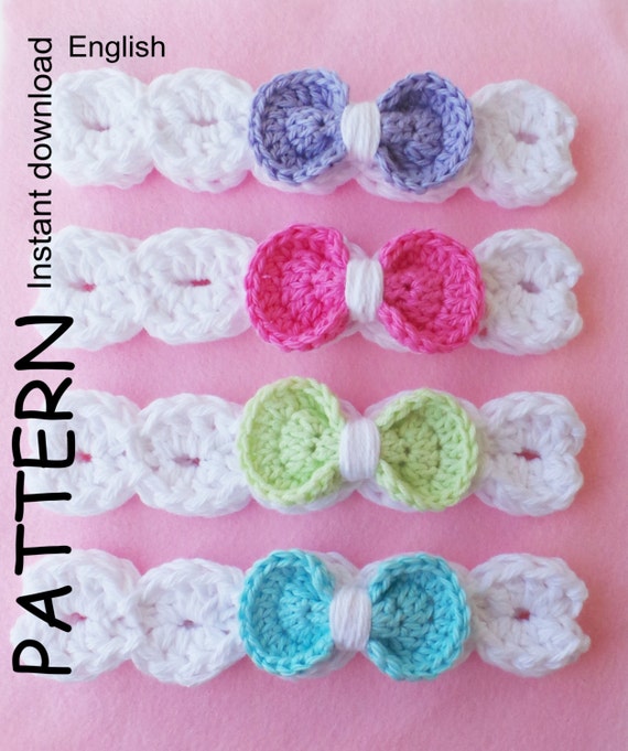 download pattern headband crochet headband pattern Pattern Girls HEADBAND headband CROCHET pattern BABYS