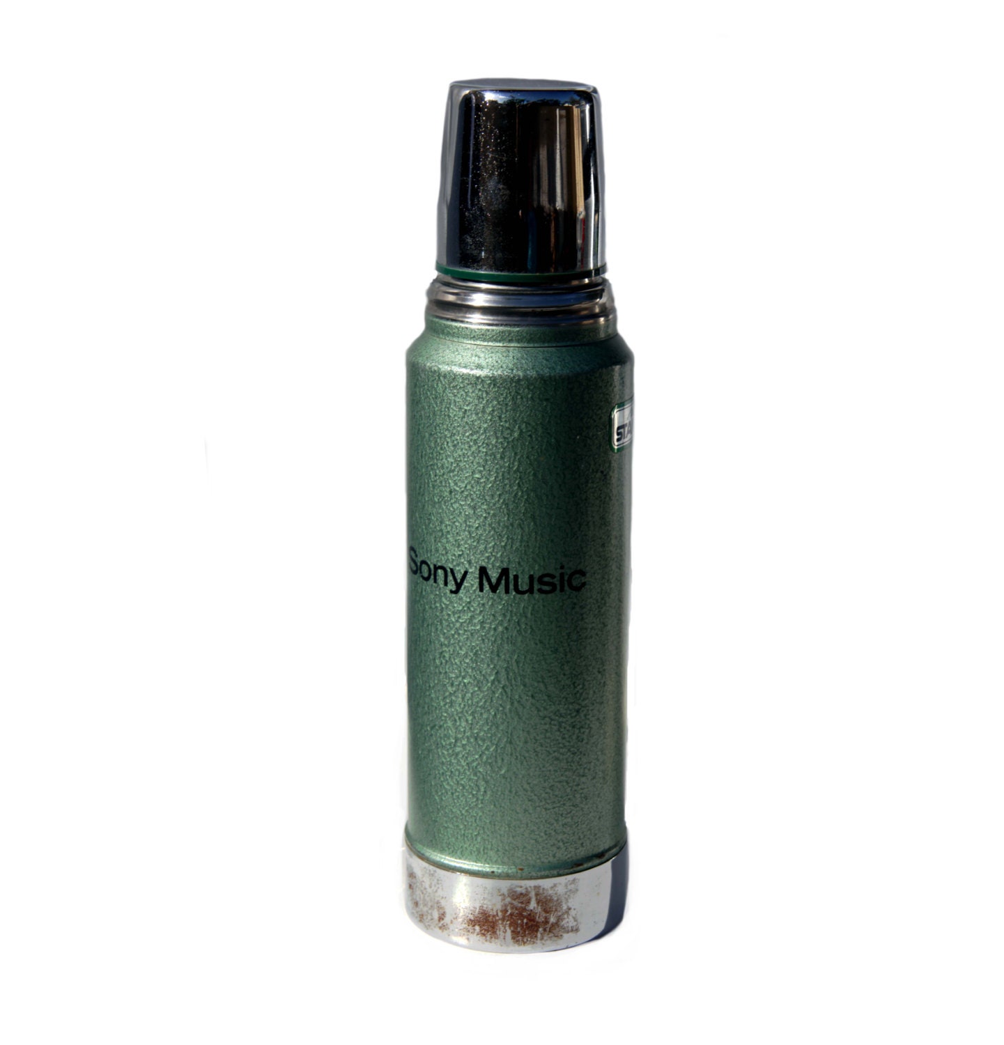 SONY MUSIC Green Metal Thermos by STANLEY School Camping Construction