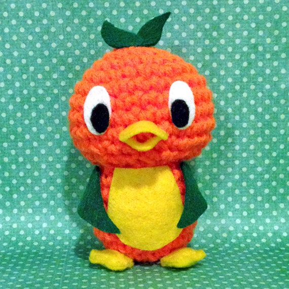 disney orange bird shoulder plush