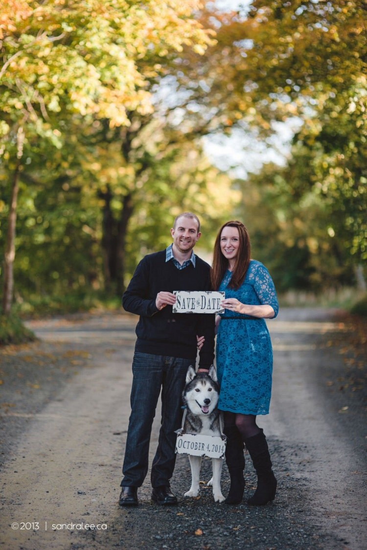 Save The Date Signs Dog Signs Engagement by