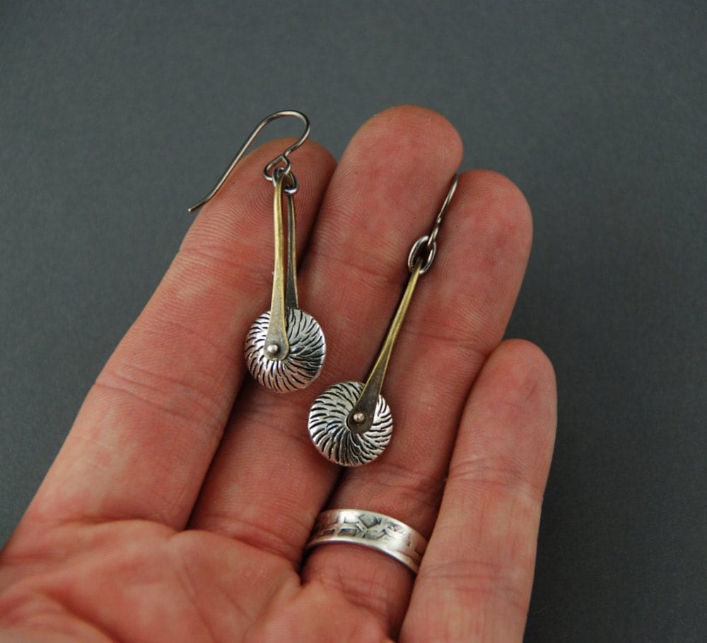 Pinned Spur Earrings