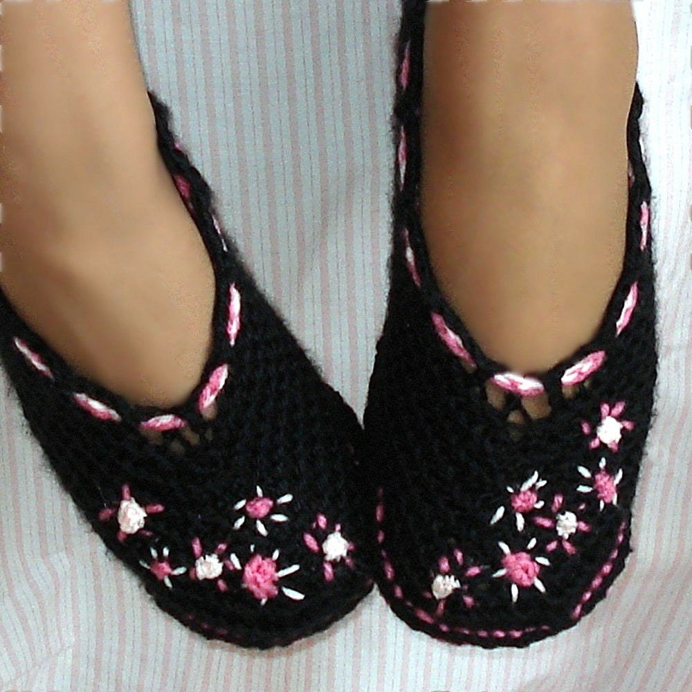 Instant Download Crochet Pattern Ballet Slippers by Genevive