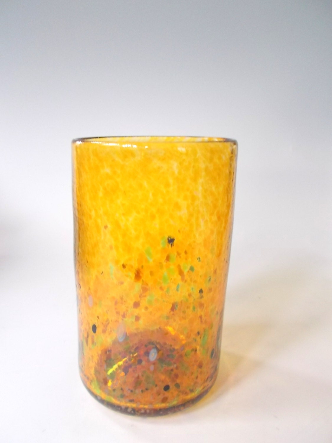 Hand Blown Art Glass Tumbler / Glass / by providenceartglass