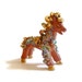 1940s Handmade Terra Cotta Horse with Porcelain Flowers