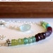 Gemstones in Threes. Necklace.