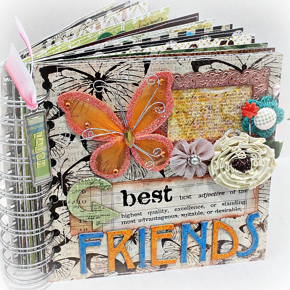 BEST FRIENDS AZ Friendship Scrapbook Photo Album