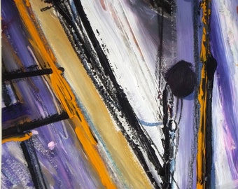 Wrecked, a mixed media artwork