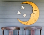 Moon Sign Nursery Decor Man in the Moon Large Scale Crescent Moon Photo Prop