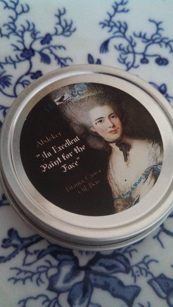 18th Century " An Excellent Paint For The Face"  White