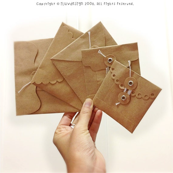 Items similar to Kraft Envelope W Flap & String 3