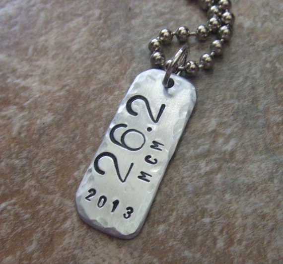 26.2 Marathon Necklace Personalized Marathon Necklace