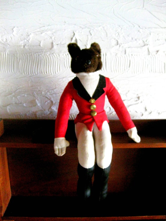 vintage stuffed fox