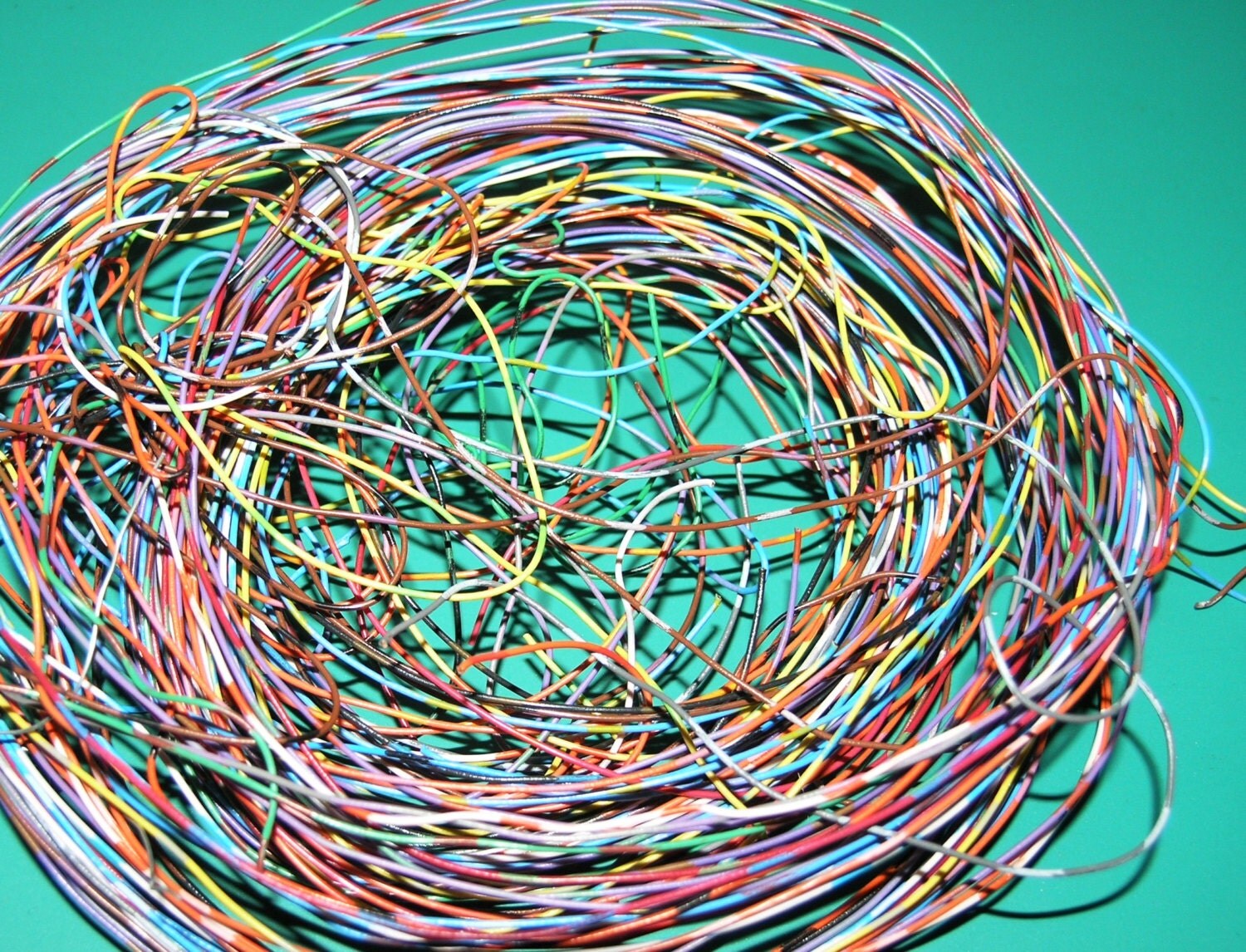 Vintage Art Projects Supplies 10 yds TELEPHONE WIRE Jewelry