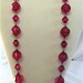 Vintage Hot Pink Necklace