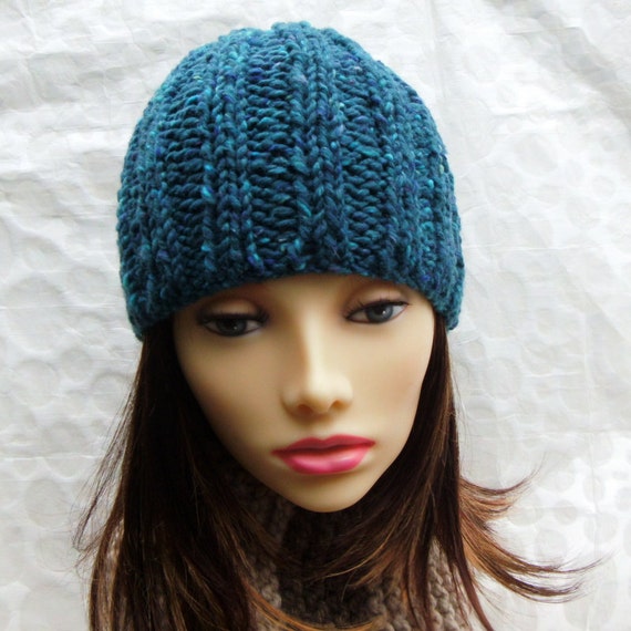 EASY BEANIE PATTERN Rustico Chunky Knit Hat for Men by ...