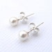 4mm Swarovski Pearl and Sterling Silver Stud Earrings - X-Small - 17 Color Choices