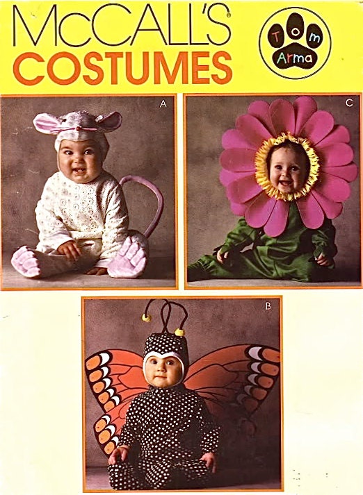 Tom Arma Costume Sewing Pattern Butterfly Sunflower Mouse