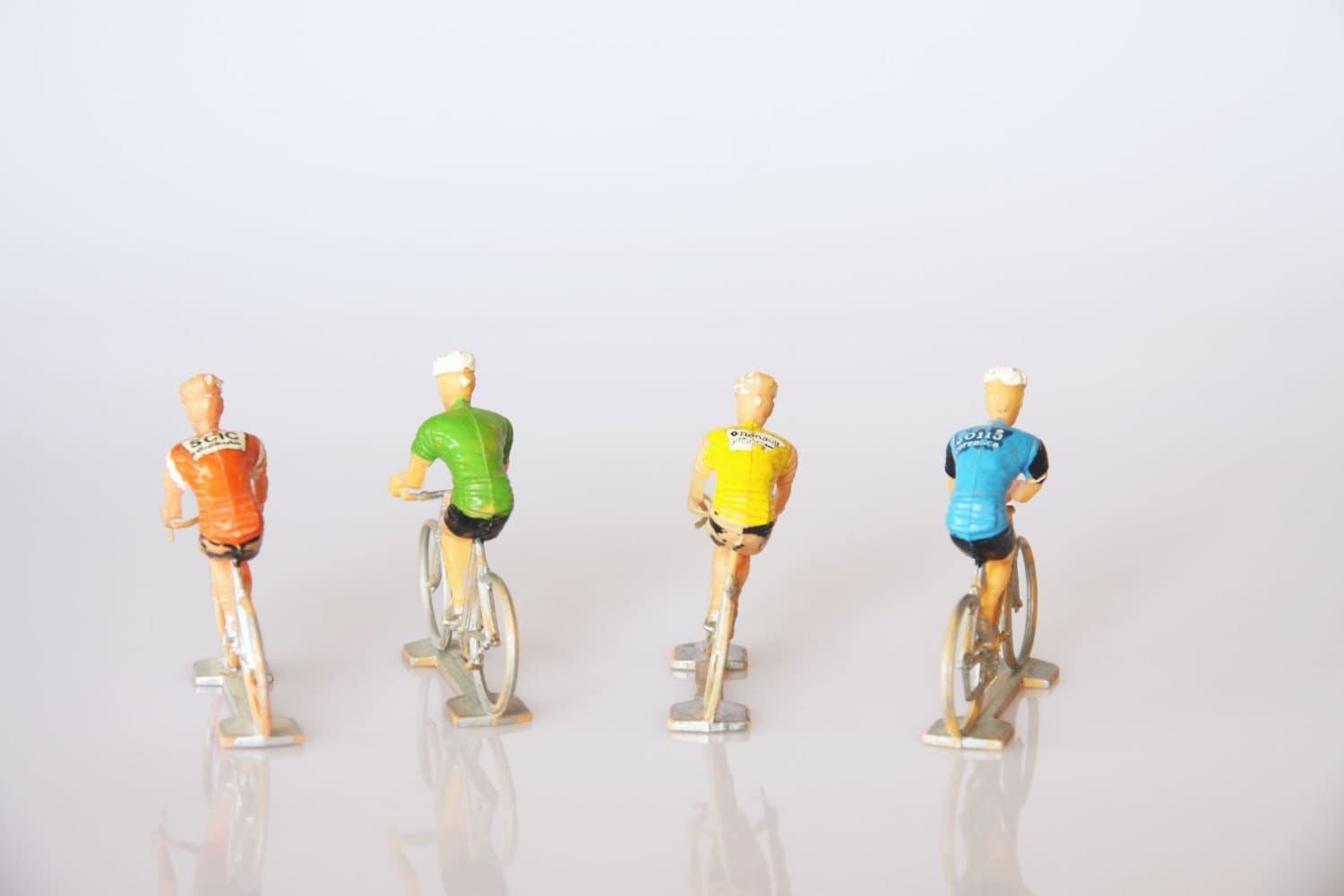 cyclist toy figures