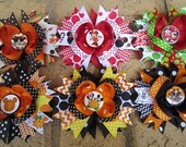 PICK ONE Mickey & Minnie Mouse Holiday Halloween Thanksgiving Christmas Disney World Vacation Boutique Mickey Mouse Hair Bow Il_170x135