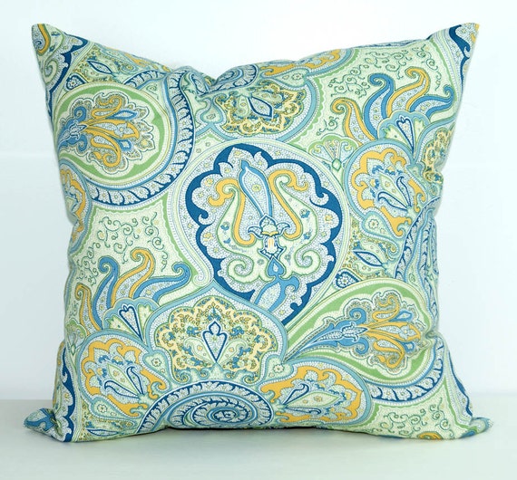 CLEARANCE Paisley Throw Pillow Paddock Shawl Paisley