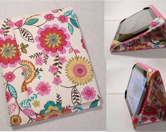 iPad Cover Hardcover Case, iPad 1, iPad 2, iPad 3, iPad 4 , iPad Mini, Pink Flowers