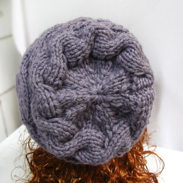 Slouchy Hat Knitting Pattern Slouchy Knit Hat Pattern by ...