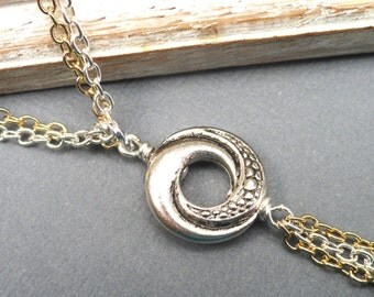Algerian Love Knot Necklace, Love Knot Necklace, Version 2
