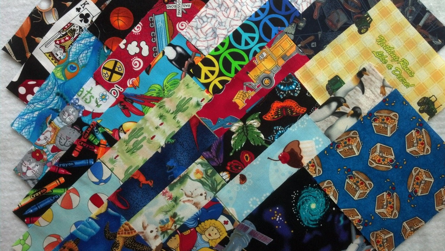 I Spy Fabric Charm Pack 24 Different