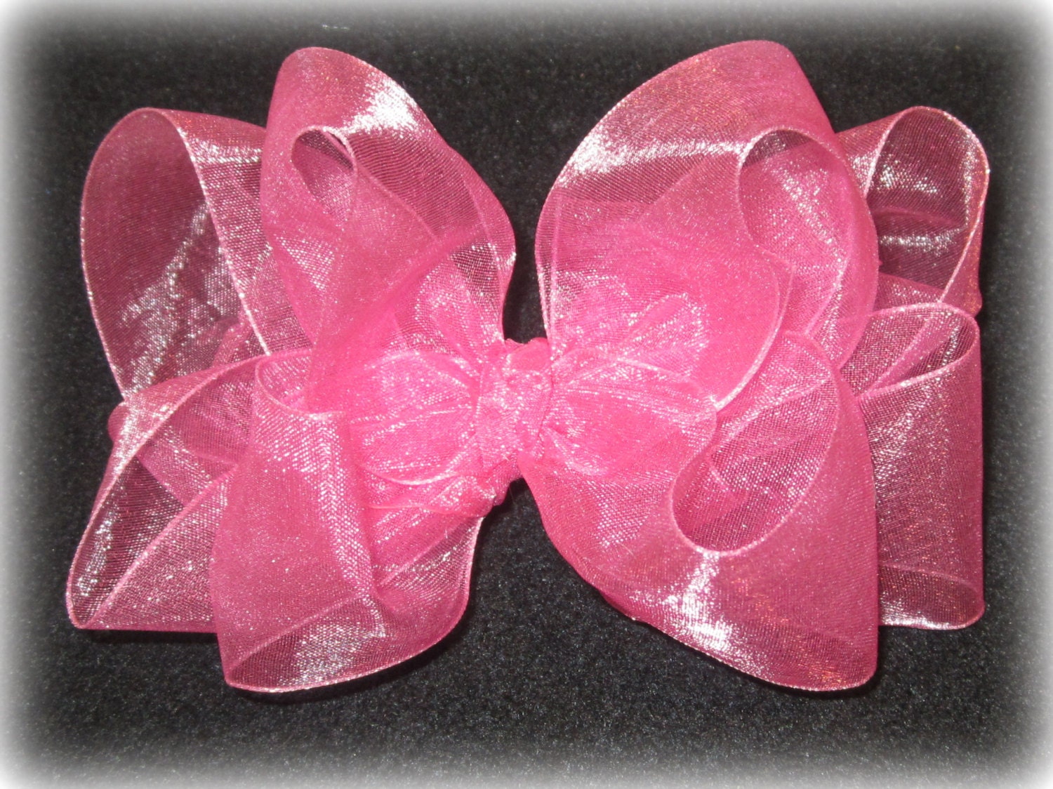 Organza Hair Bows Organza Hairbows Pink Organza Bow